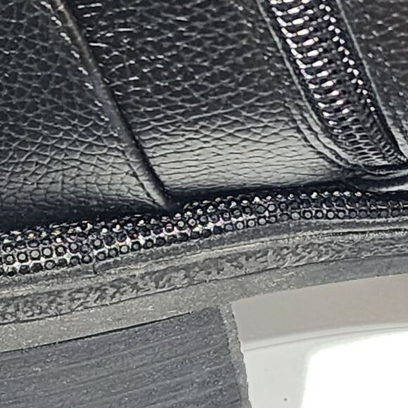 KENNETH COLE REACTION Tate Biker Jewel Lug Sole Booties Size 7.5 M Black - Picture 11 of 14